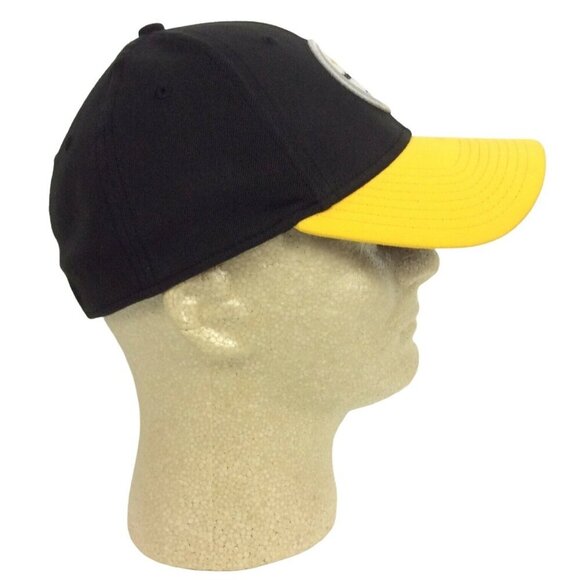 Pittsburgh Steelers New Era 39Thirty Fitted Hat Cap Size M/L Black & Yellow - Picture 4 of 9